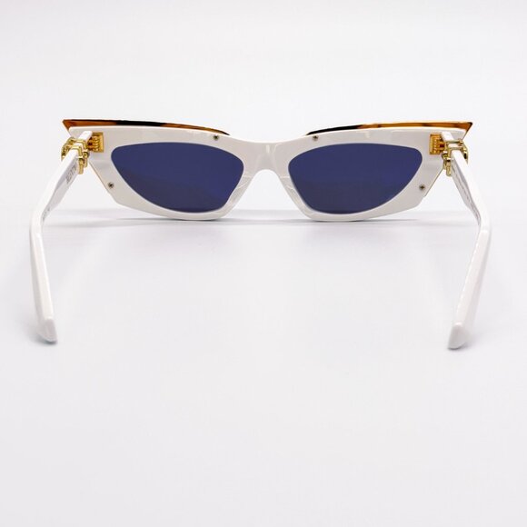 NEW VALENTINO V-GOLDCUT-I VLS-113D WOMEN WHITE SUNGLASSES VALENTINO - Picture 7 of 12